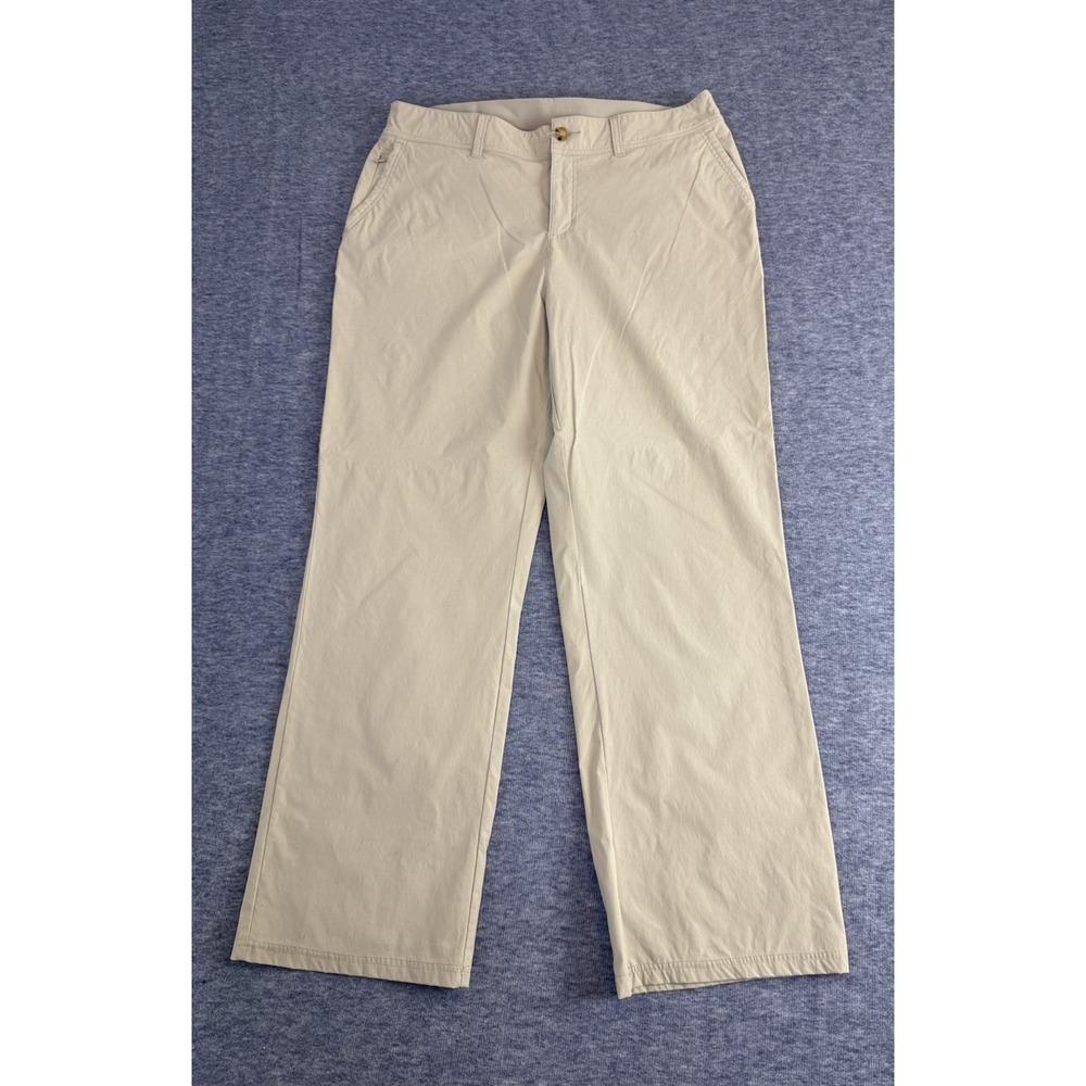 Gerry Women's XL Revive Stretch Travel Pants Khaki Gravel‎ Nylon Spandex